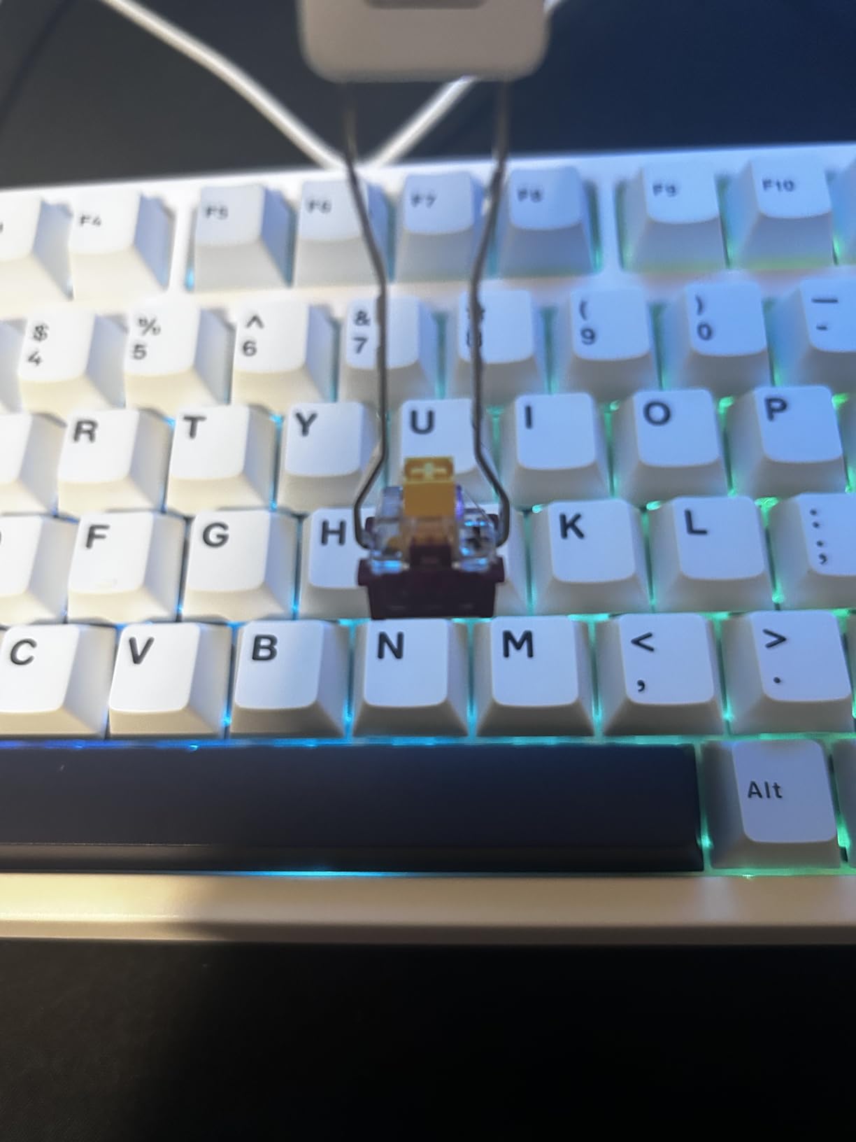 GK GAMAKAY TK75 HE Rapid Trigger Wireless Gaming Keyboard Hall Effect Hot-swap Magnetic Switch, Snap Tap, 81 Keys Bluetooth/2.4GHz/Wired 75% RGB Esports Gaming Keyboard (Magnetic Mercury Switch) Customer Review GK GAMAKAY TK75 HE Rapid Trigger Wireless Gaming Keyboard Hall Effect Hot-swap Magnetic Switch, Snap Tap, 81 Keys Bluetooth/2.4GHz/Wired 75% RGB Esports Gaming Keyboard (Magnetic Mercury Switch) - Customer Photo 2