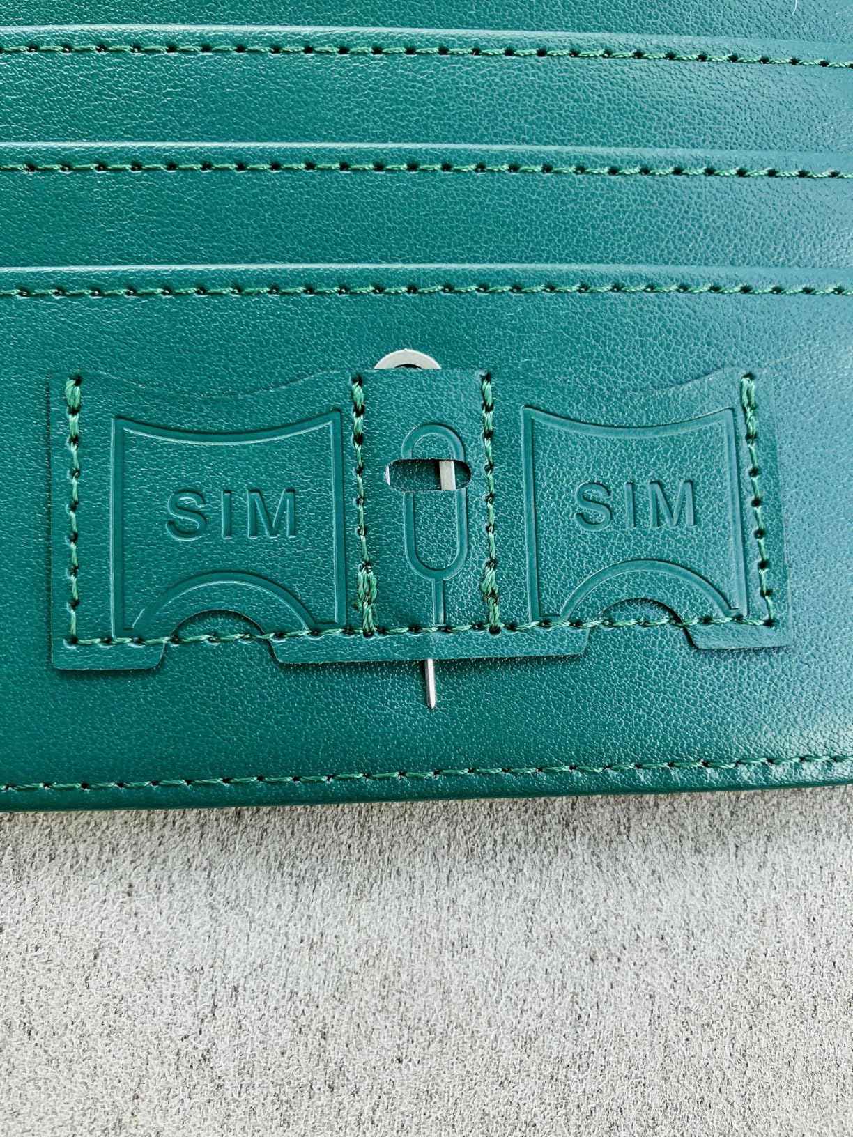 Passport Holder with Airtag Slot Cards Cash Air Ticket Pocket, Travle Gifts for Women Men RFID Blocking Wallet, Passport Book Cover Case Green - Customer Photo 2