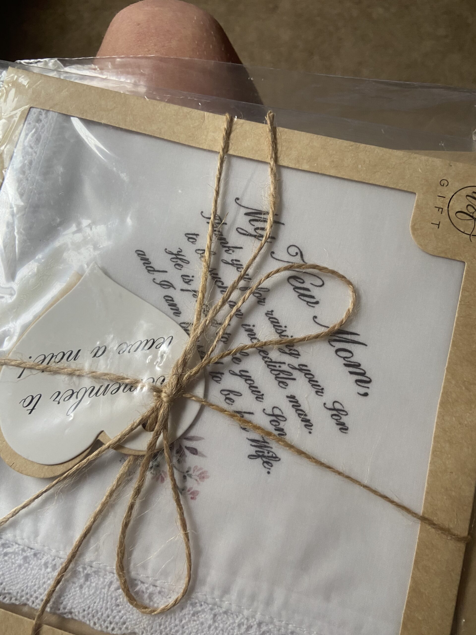 Wedding Handkerchief - Something Blue for Bride on Wedding Day - Bridal Weddings Hankie Customer Review Wedding Handkerchief - Something Blue for Bride on Wedding Day - Bridal Weddings Hankie - Customer Photo 3