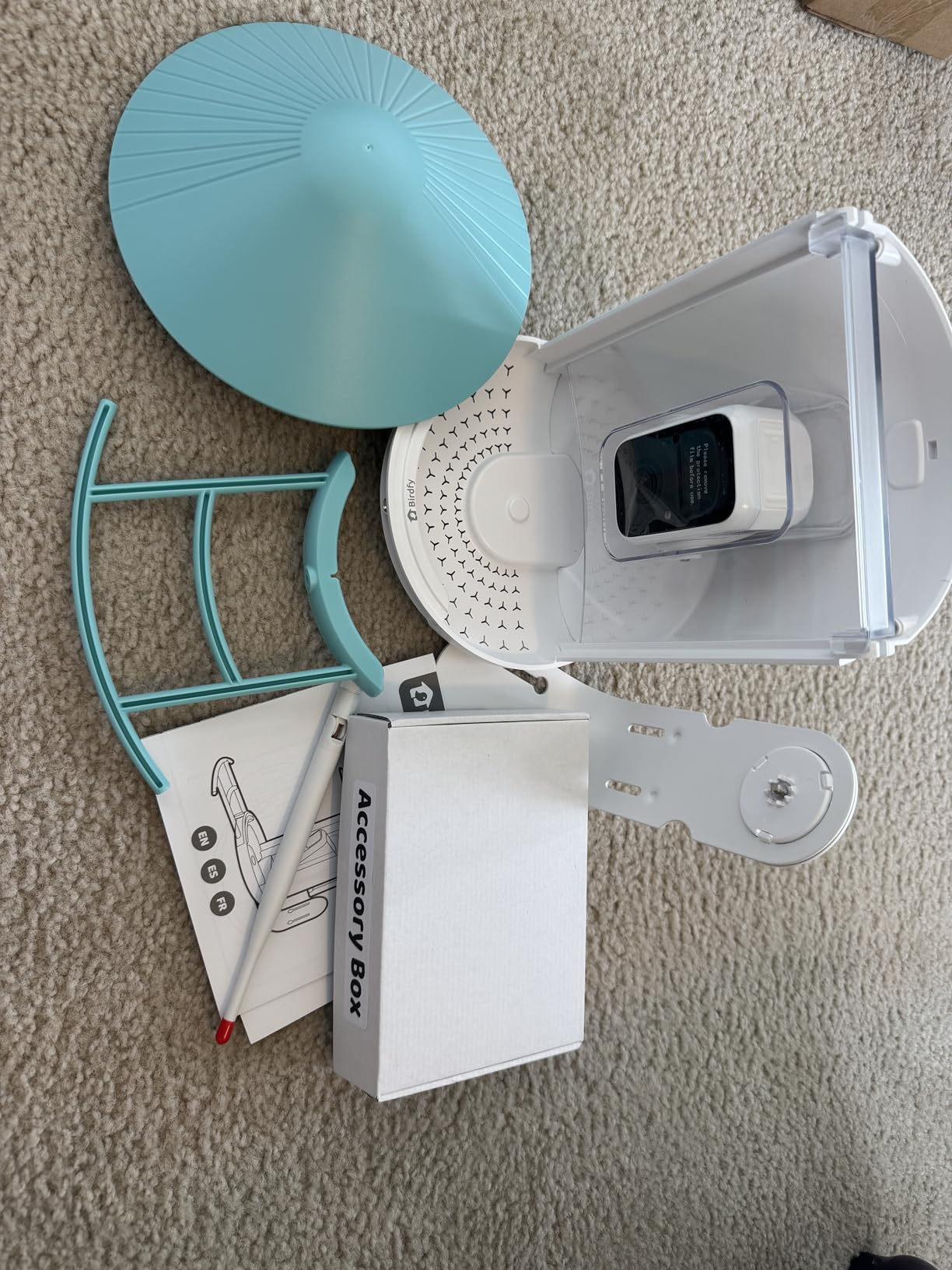 Birdfy Smart Feeder with Camera, AI Bird Identification, Auto Record & Alerts, Color Night Vision, 1080P FHD Live Streaming for Outdoor Backyard Birdwatching, Ideal Gift for Wildlife & Nature Lovers Customer Review Birdfy Smart Feeder with Camera, AI Bird Identification, Auto Record & Alerts, Color Night Vision, 1080P FHD Live Streaming for Outdoor Backyard Birdwatching, Ideal Gift for Wildlife & Nature Lovers - Customer Photo 1