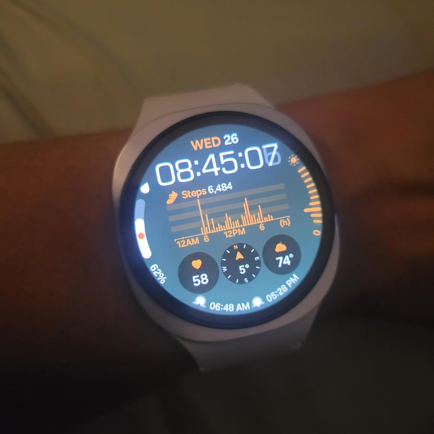 Samsung Galaxy Watch 8 (2025) 40mm Bluetooth Smartwatch, Cushion Design, Fitness Tracker, Sleep Coaching, Running Coach, Energy Score, Heart Rate Tracking, Graphite [US Version, 2 Yr Warranty] - Customer Photo 2