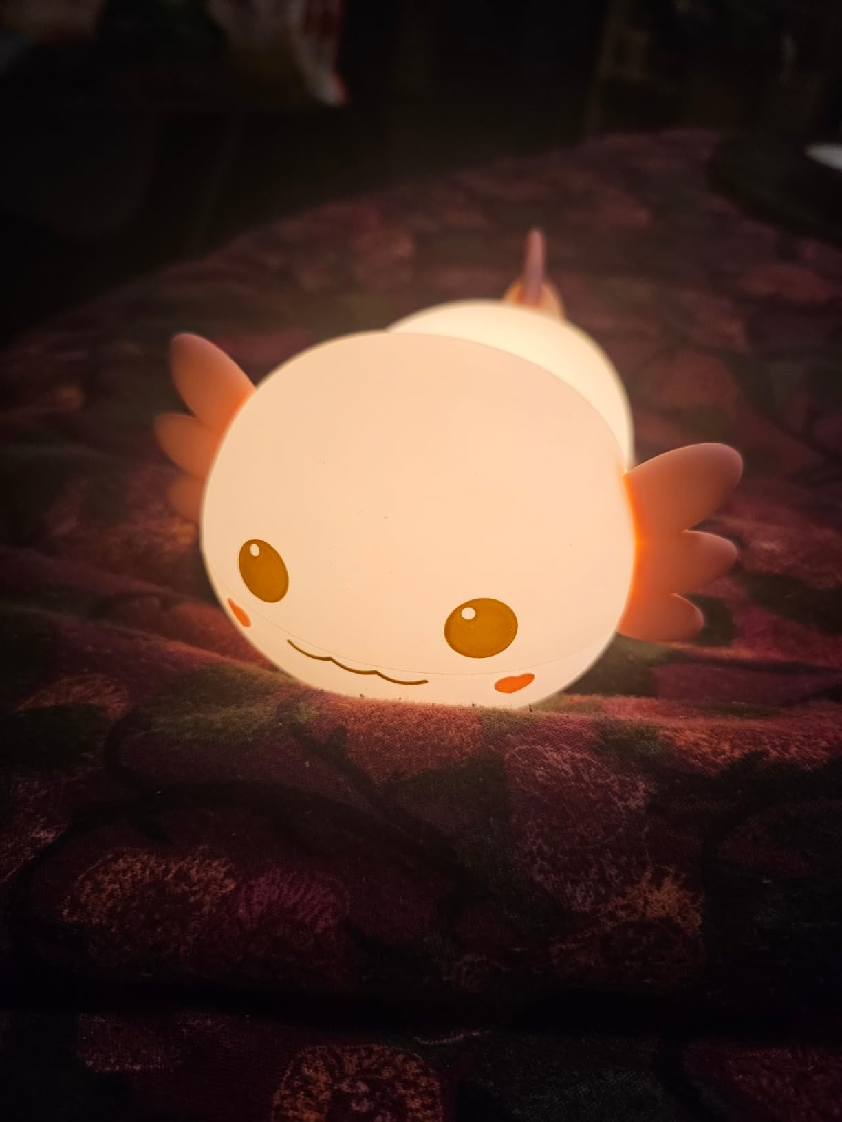 Mewaii Huggwaii Corgi Dog Night Light for Kids, 3 Brightness Levels Silicone Nursery Dog Lamp, 30 Min Timer&Rechargeable Cute Puppy Kids Night Light for Bedroom,Corgi Gifts for Boys,Baby Room Decor Customer Review Mewaii Huggwaii Corgi Dog Night Light for Kids, 3 Brightness Levels Silicone Nursery Dog Lamp, 30 Min Timer&Rechargeable Cute Puppy Kids Night Light for Bedroom,Corgi Gifts for Boys,Baby Room Decor - Customer Photo 3