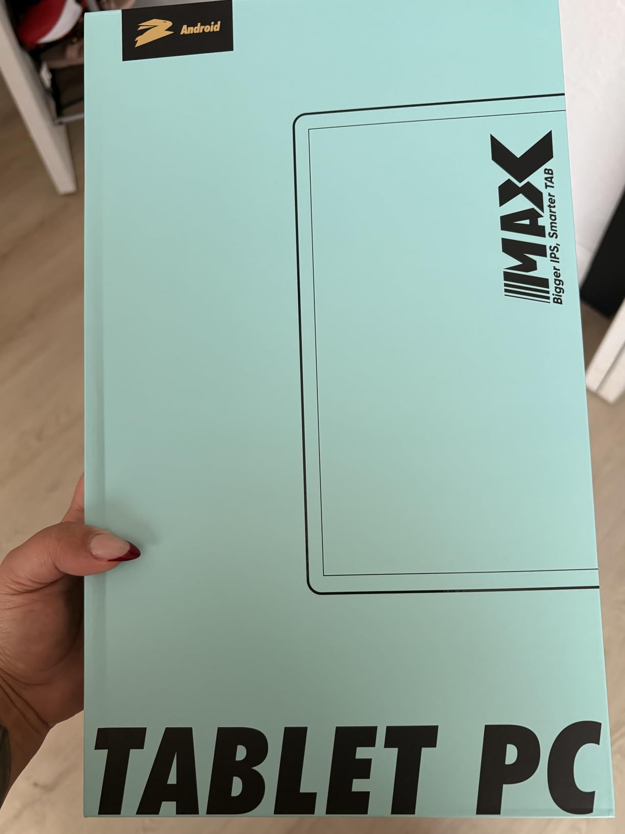 Android Tablet 13 Inch, Android 15 Tablet Octa-Core, 24GB RAM 256GB Storage Expandable, 13MP 8MP Camera, 10000mah Battery 1920x1200 FHD Display with Protective Case,Split Screen Face Unlock WiFi - Customer Photo 2