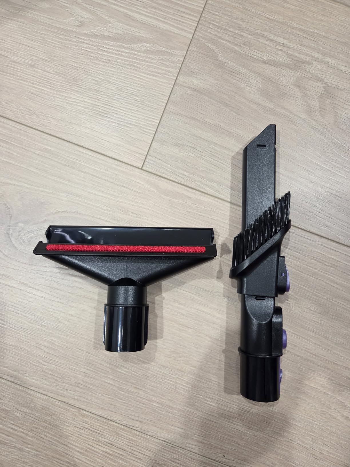 Cordless Vacuum Cleaner, 46KPa/500W Stick Vacuum with 55 Mins Runtime, Self-Standing Vacuum Cleaner for Home, LED Display, Anti-Tangle Brush, Rechargeable Vacuum for Hardwood Floor, Pet Hair (Violet) - Customer Photo 5