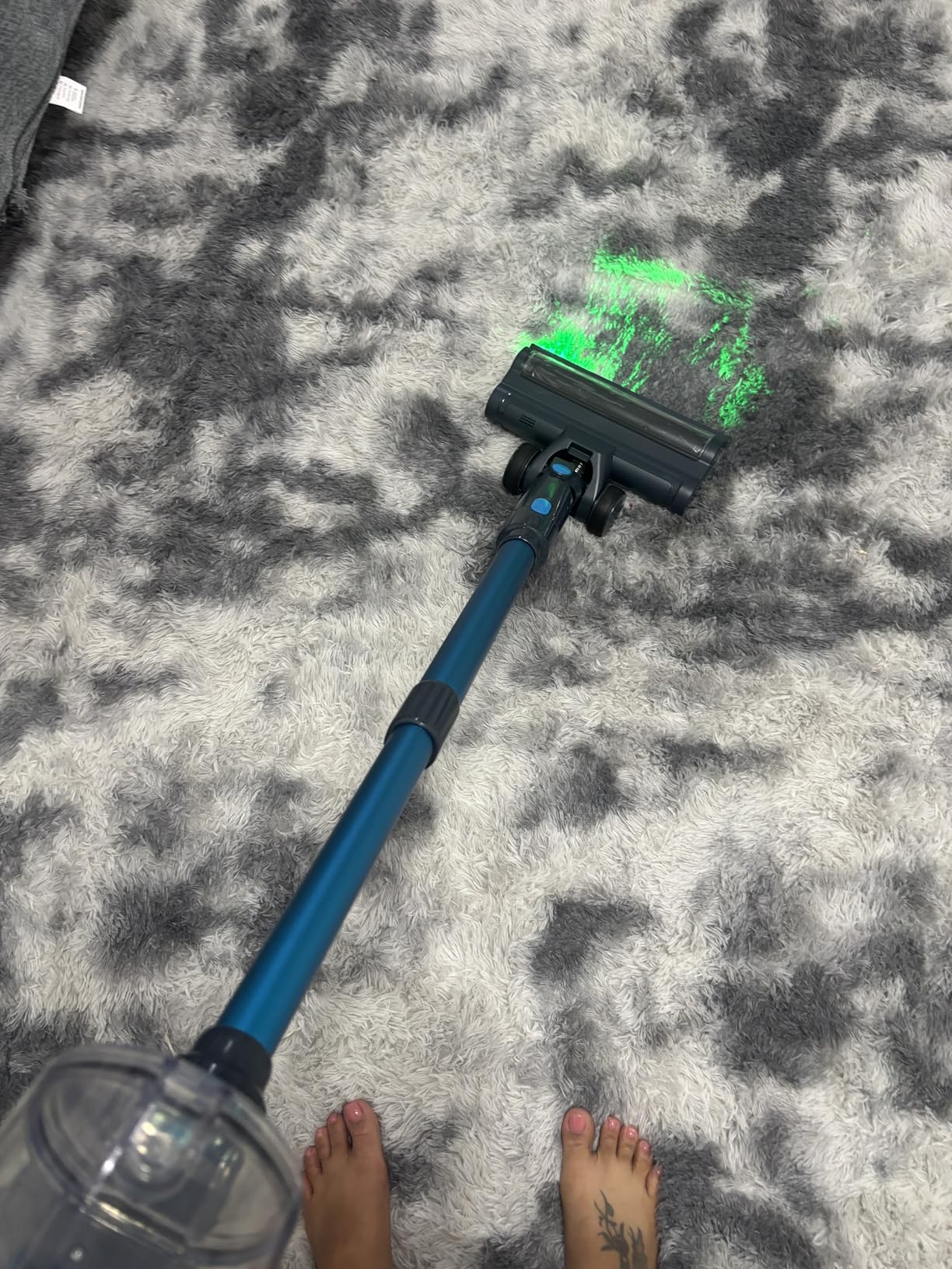 Cordless Vacuum Cleaner, 45kPa 60Min Vacuum Cleaners For Home, Powerful Stick Vacuum Rechargeable With Green Light, Anti tangle Wall Mount, 8 in 1 Lightweight Vacuum For Hardwood Floor Pet Hair Carpet - Customer Photo 1