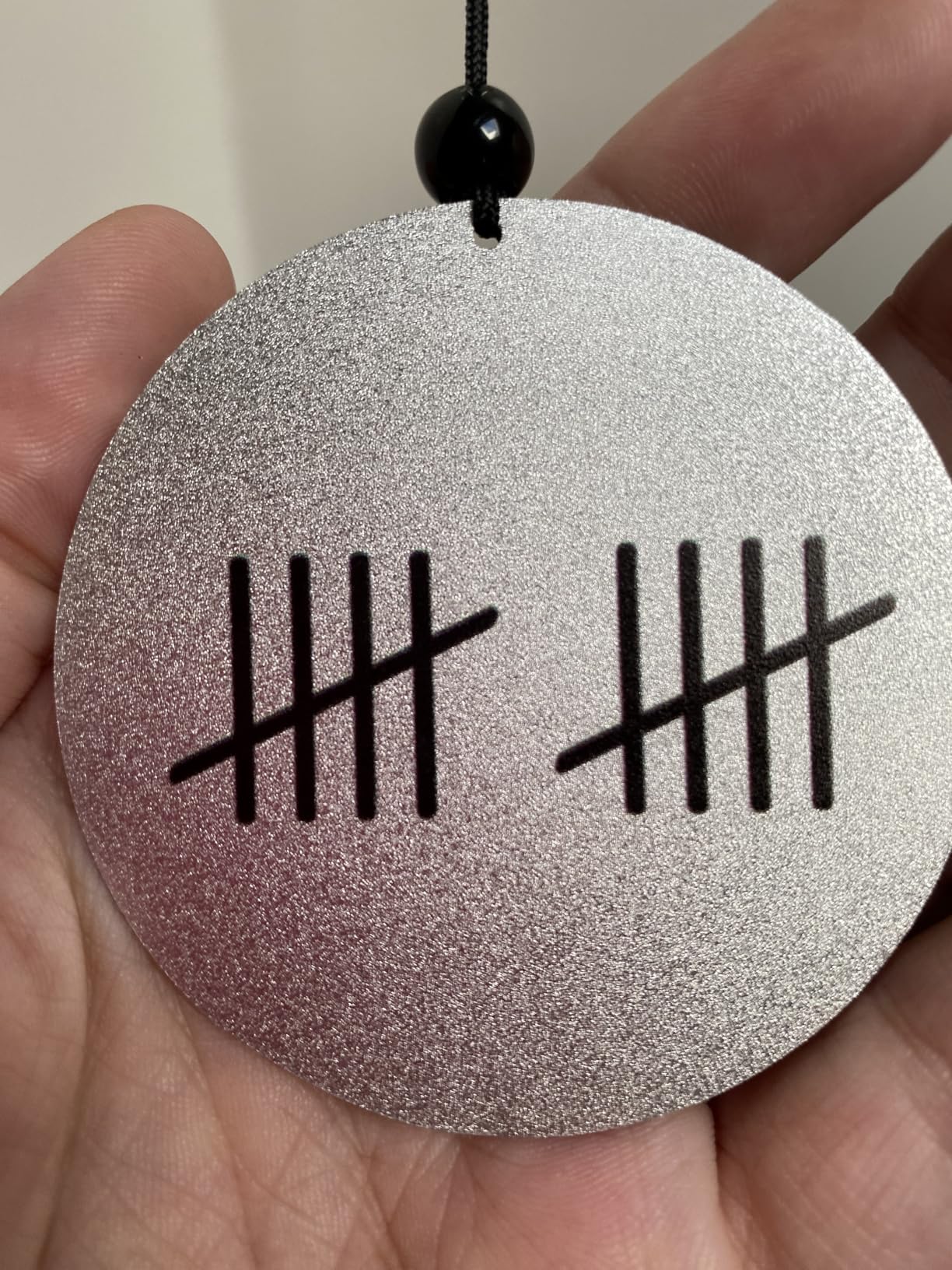 10th Wedding Anniversary Wind Chime, Tin Gift 10 Years of Marriage Presents, Unique Aluminum Keepsake Ideas, Happy 10 Years Windchime Decorations for Couples, Parents, Wife, Newlywed, 26 inch - Customer Photo 1