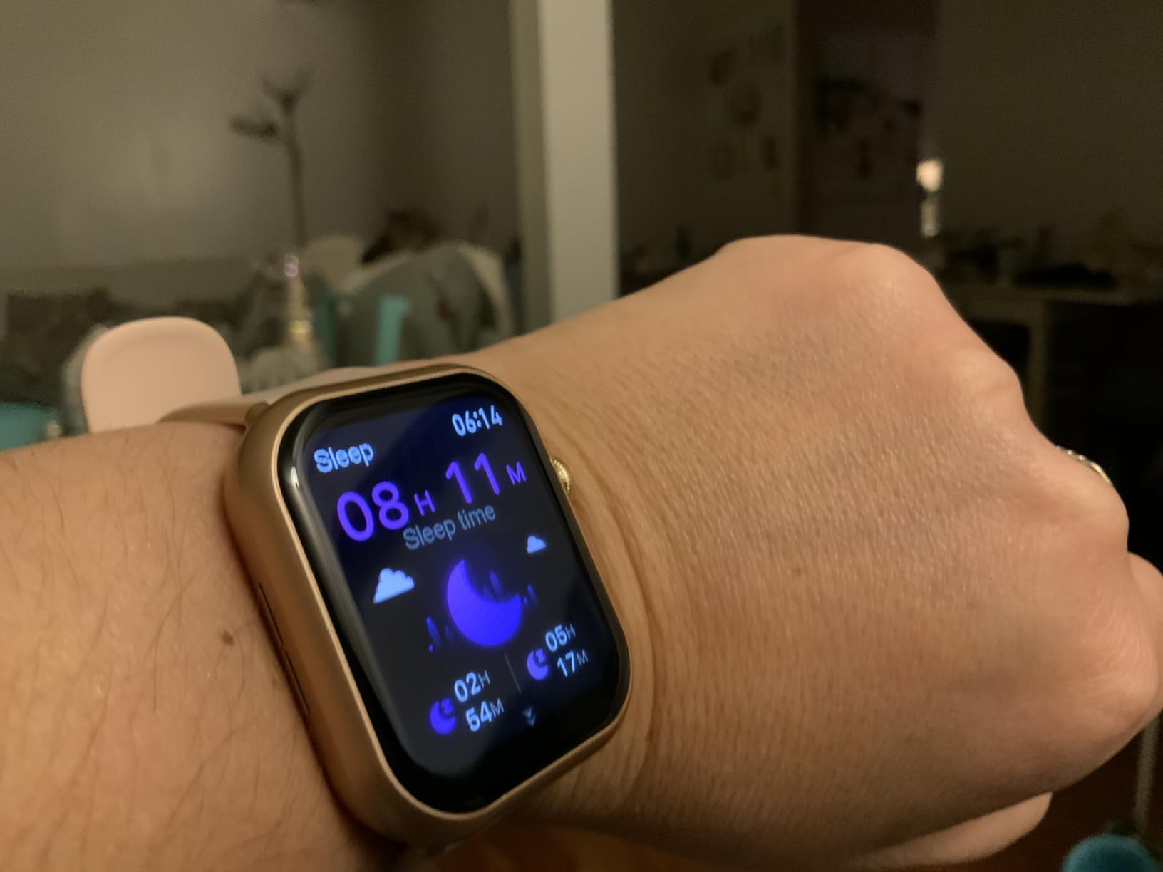 Smart Watch for Women Men Fitness: Smart Watch for iPhone&Android Bluetooth Call with SpO2 Sleep Heart Rate Monitor,IP68,Fitness Tracker with 120+Sport,Reloj Inteligente 30 Day+Battery Life, 2 Bands - Customer Photo 1