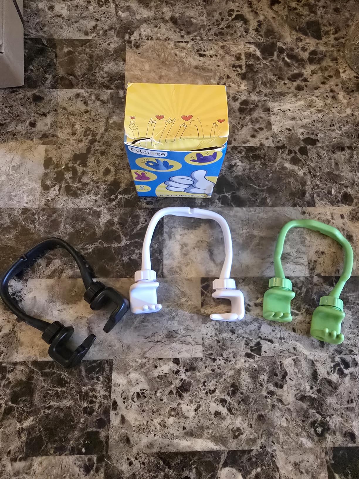 Stocking Stuffers for Teens Boys Girls Men Women Adults: Cell Phone Stand Gifts for Christmas Kids Patented OK Phone Holder for Desk Teenage Son Birthday Funny Gift Cool Gadgets Who Want Nothing - Customer Photo 1