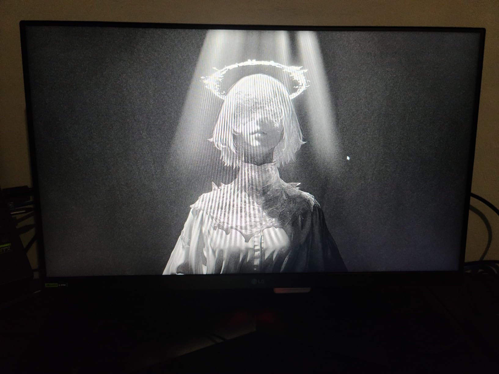 LG 24G411A-B 24-inch Ultragear Full HD (1920 x 1080) IPS Gaming Monitor, 144Hz (O/C), 1ms MBR, NVIDIA G-Sync Compatible, AMD FreeSync, HDR10, HDMI, DisplayPort, Slim Stand, Black Customer Review LG 24G411A-B 24-inch Ultragear Full HD (1920 x 1080) IPS Gaming Monitor, 144Hz (O/C), 1ms MBR, NVIDIA G-Sync Compatible, AMD FreeSync, HDR10, HDMI, DisplayPort, Slim Stand, Black - Customer Photo 1