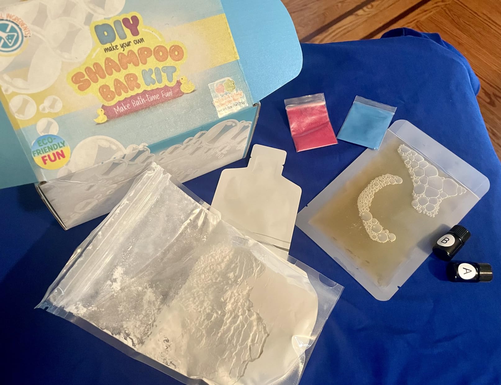 DIY Shampoo Bar Making Kit – Science Craft Activity for Adults & Ages 12+, Make 2 Custom Bars at Home, Eco-Friendly Gift, Made in USA - Customer Photo 1