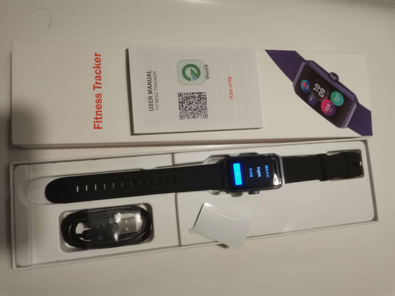 Fitness Tracker with 24/7 Heart Rate, Blood Oxygen, Sleep Tracker, Waterproof Fitness Watch, Activity Tracker with Step Tracker for Women Men Customer Review Fitness Tracker with 24/7 Heart Rate, Blood Oxygen, Sleep Tracker, Waterproof Fitness Watch, Activity Tracker with Step Tracker for Women Men - Customer Photo 1