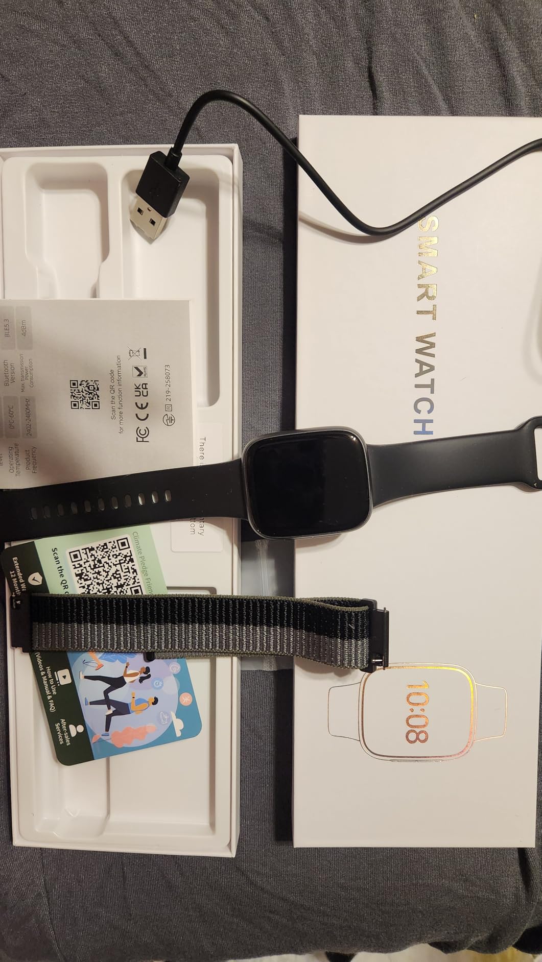 Latest Smart Watches for Women & Men - Performance Upgraded, 1.85-inch AMOLED HD Display (390x450), 12-Day Battery Life, 3ATM Waterproof (50m), Call , Health Monitoring, Fitness Tracking Smart Watch - Customer Photo 2