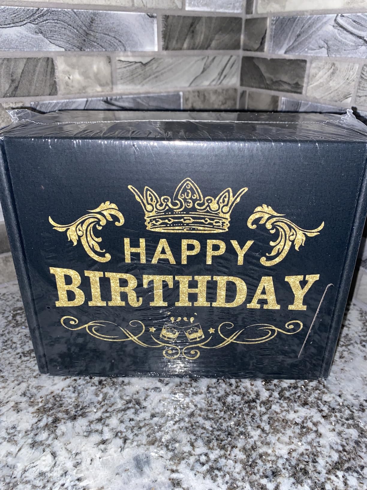 50th Birthday Gifts for Men - Unique Birthday Box with 20 Oz Tumbler, Baseball Cap, Socks, Bracelets, Scented Candle, Happy 50th Birthday Decorations for Husband, Dad, Grandpa, Friends, Boss - Customer Photo 2
