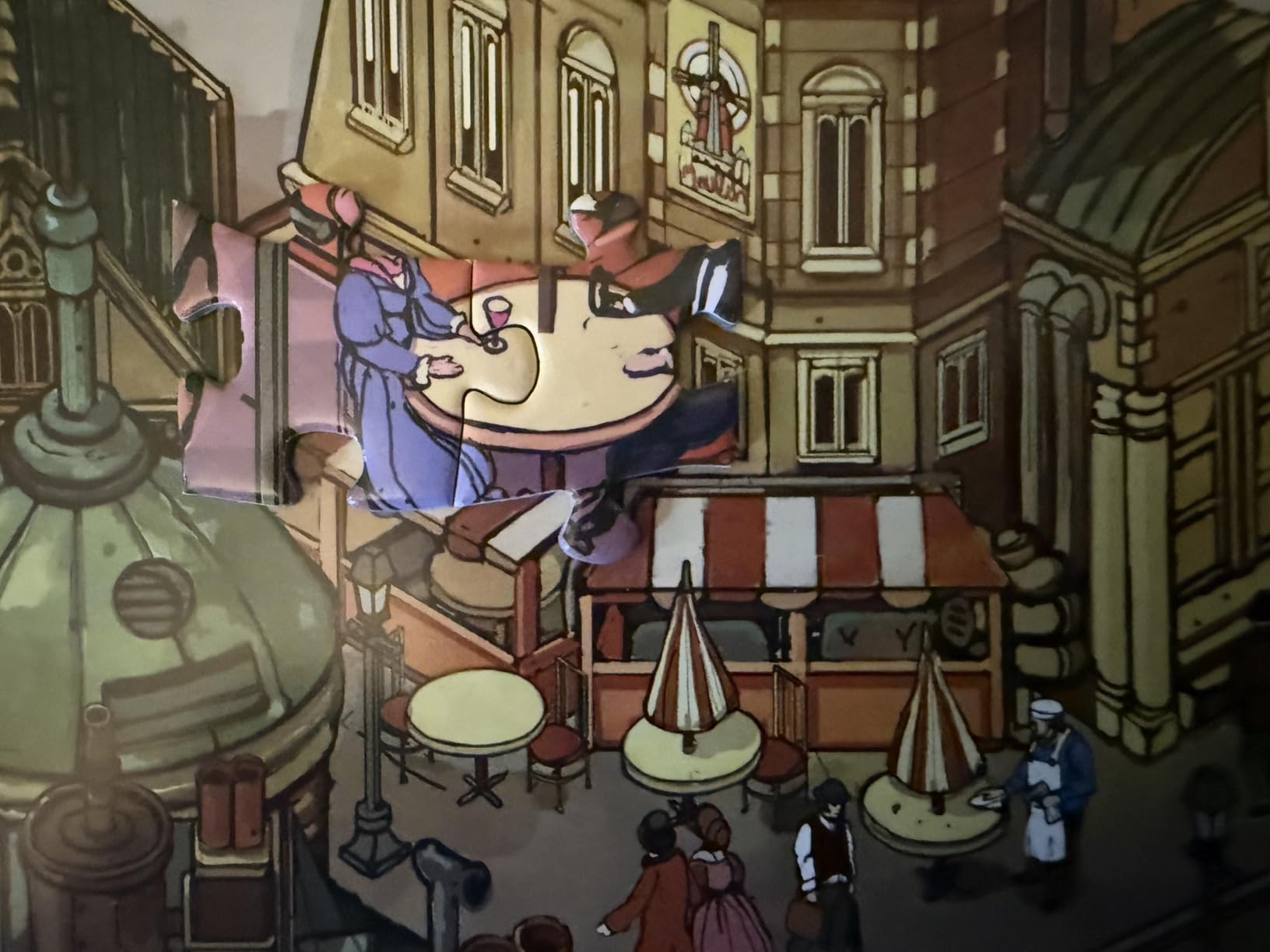 Time Warp Puzzle Series 2 – Sunrise to Sunset Hidden Scene | 1000 Piece Jigsaw Puzzle for Adults | Discover a Story That Transforms as You Build | Giftable Magic Puzzle Art (Steampunk Paris) - Customer Photo 5