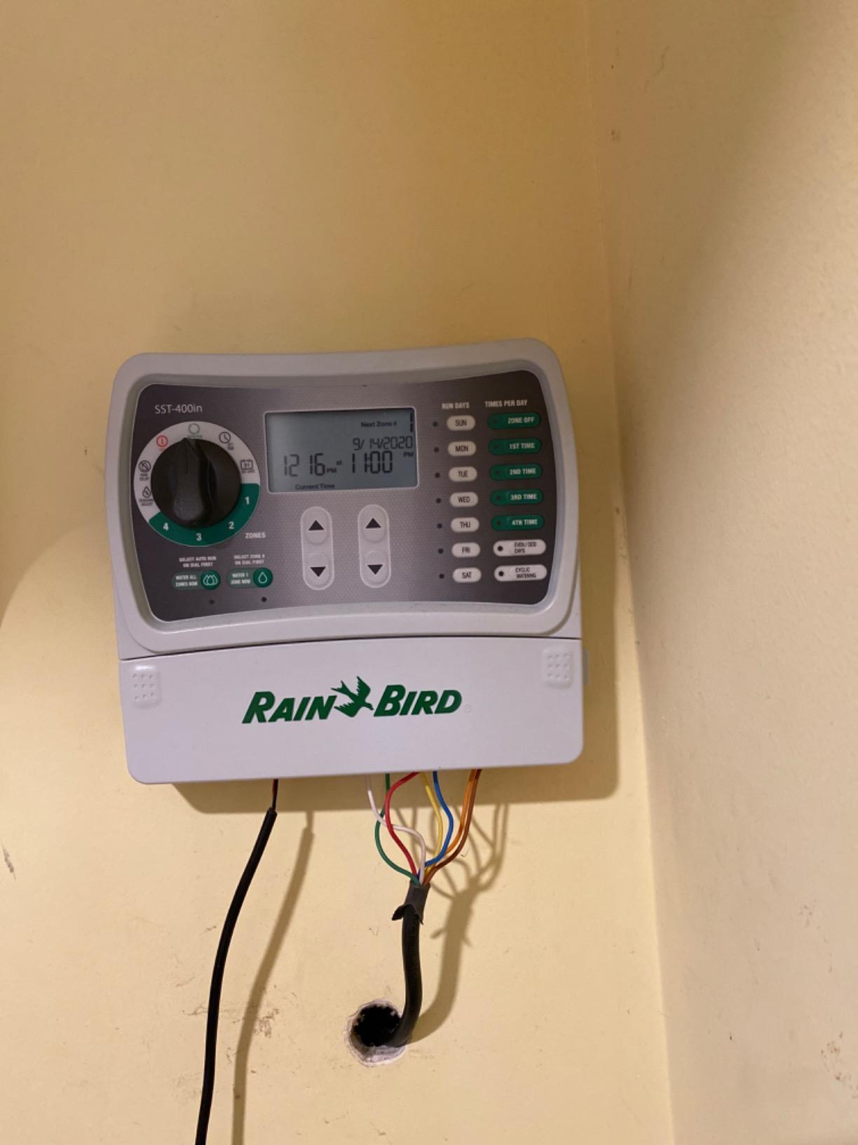 Rain Bird Automatic Sprinkler Timer - Customer Photo 1