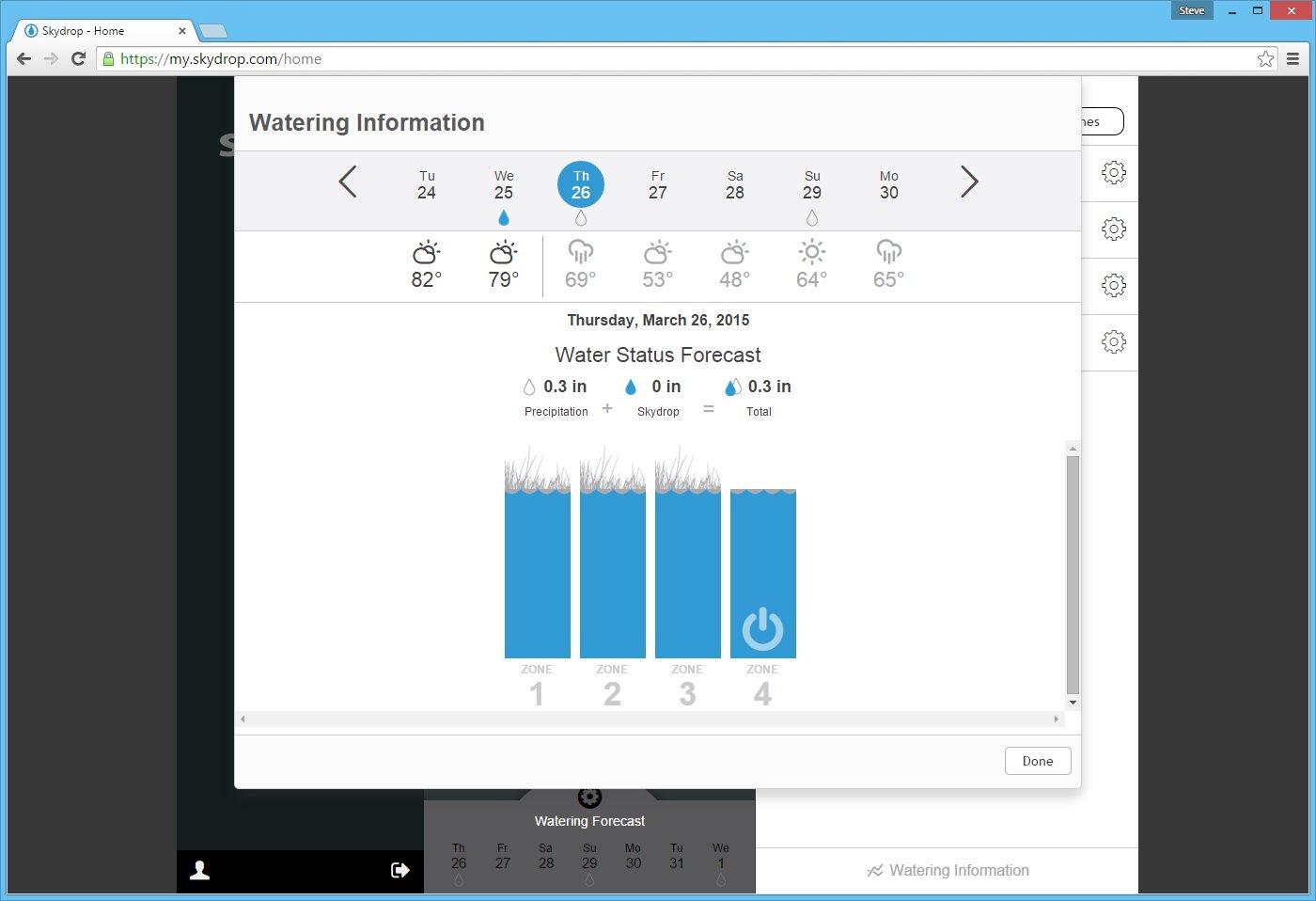 Skydrop Halo Smart Sprinkler System Controller | Alexa and Google Home Enabled | WiFi Connected | 8-Zone Irrigation System on Your Water Bill - Customer Photo 1