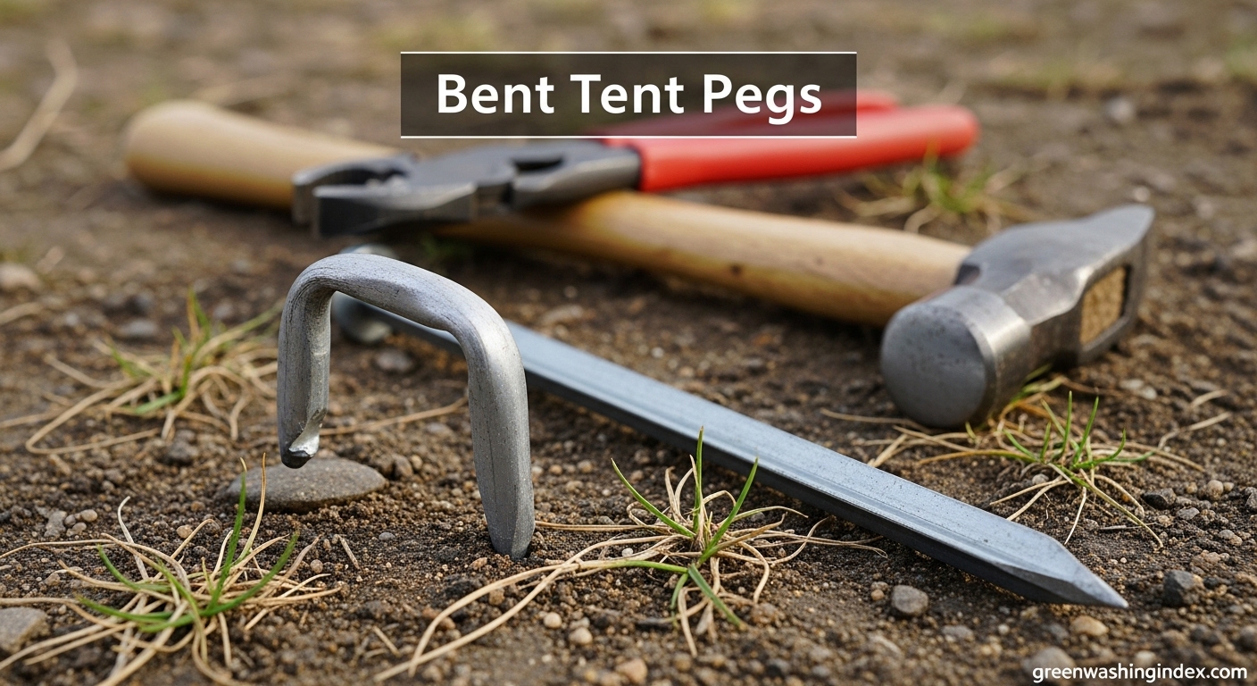 Bent Tent Pegs