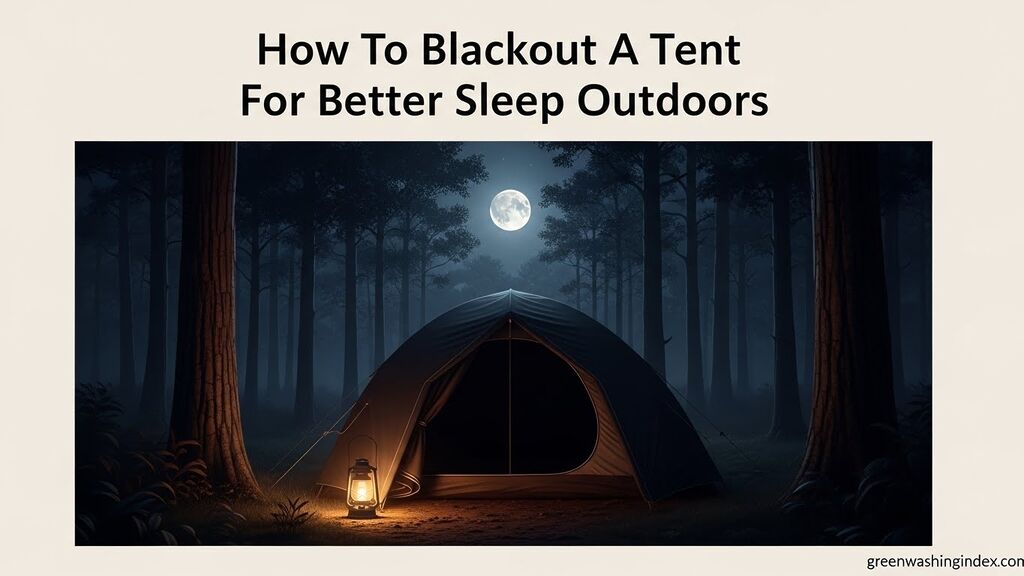 How To Blackout A Tent For Deep Outdoor Sleep July 2026