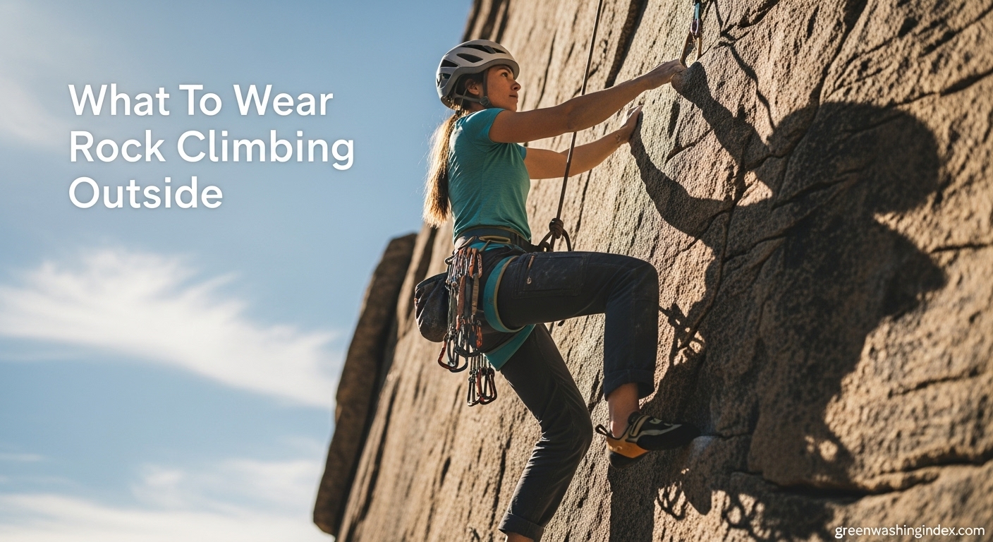 Outdoor Rock Climbing Outfits