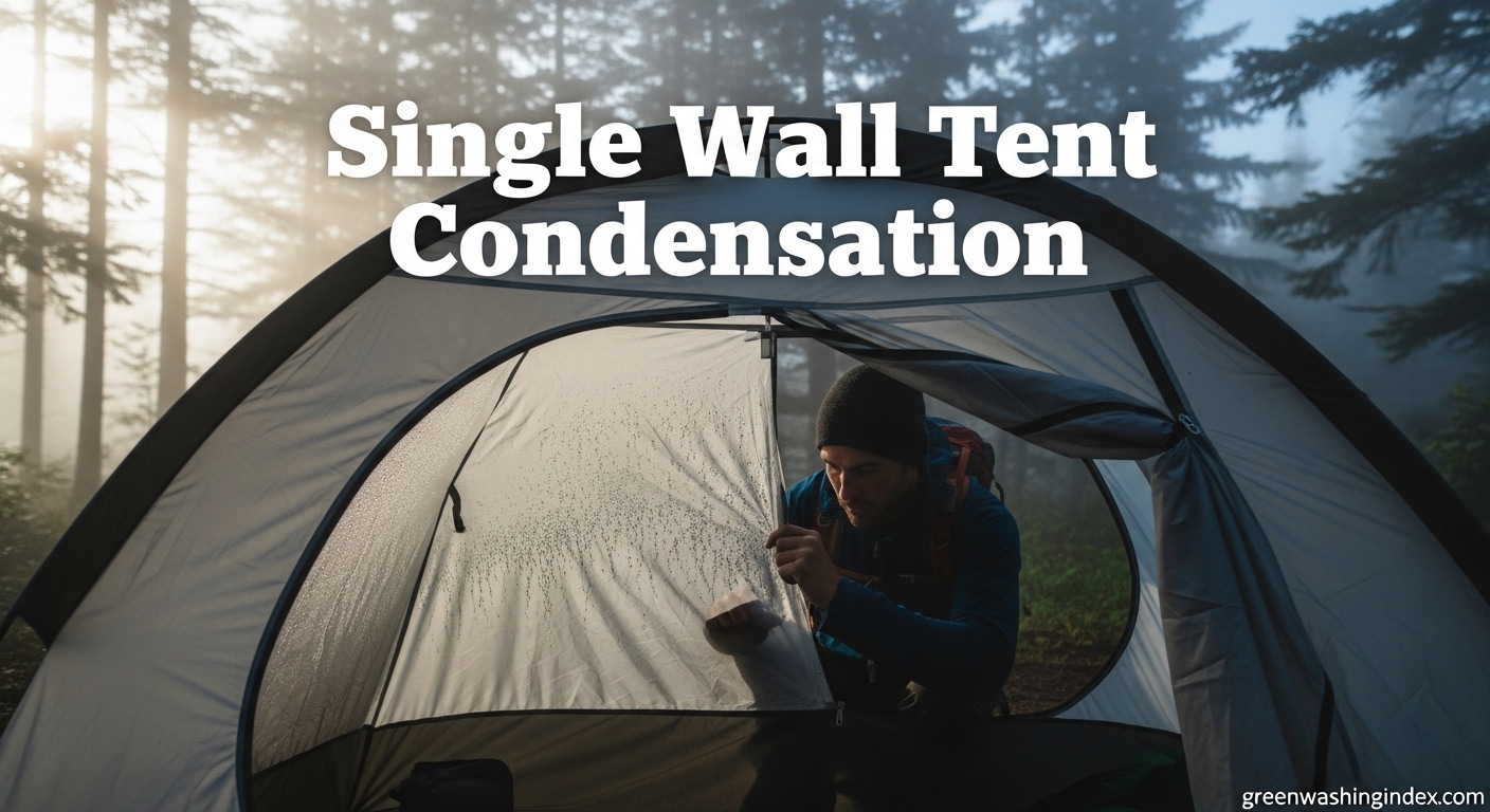 Prevent Single Wall Tent Condensation