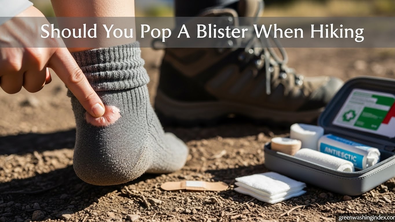Should You Pop A Blister When Hiking