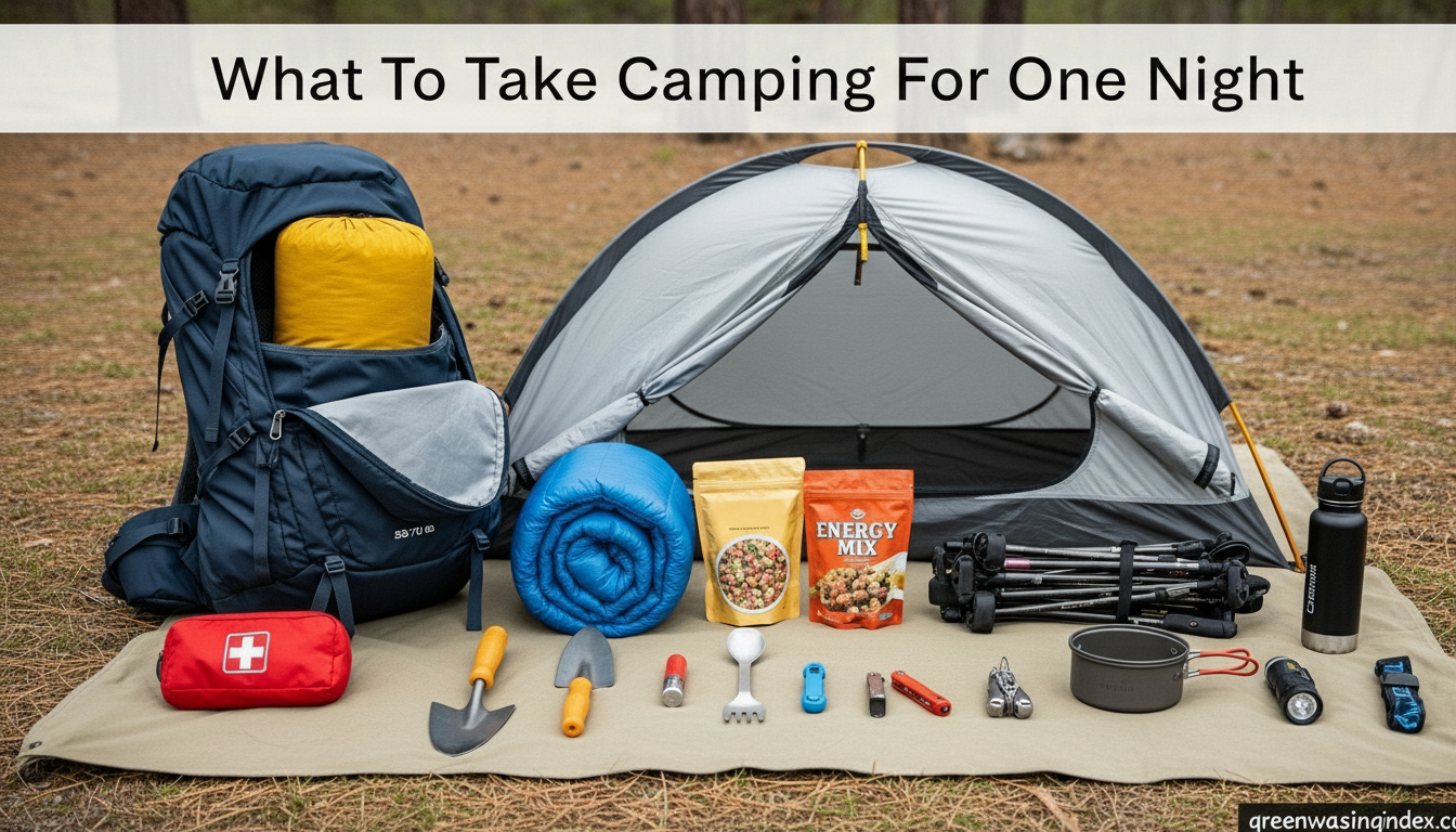 What To Take Camping For One Night