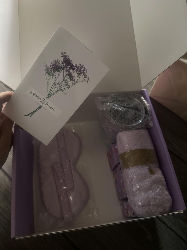 Valentines Day Gifts for Her Women Daughter Girlfriend Wife, Self Care Gift Get Well Relaxing Spa Galentines Day Gift Basket Set Customer Review Valentines Day Gifts for Her Women Daughter Girlfriend Wife, Self Care Gift Get Well Relaxing Spa Galentines Day Gift Basket Set - Customer Photo 1
