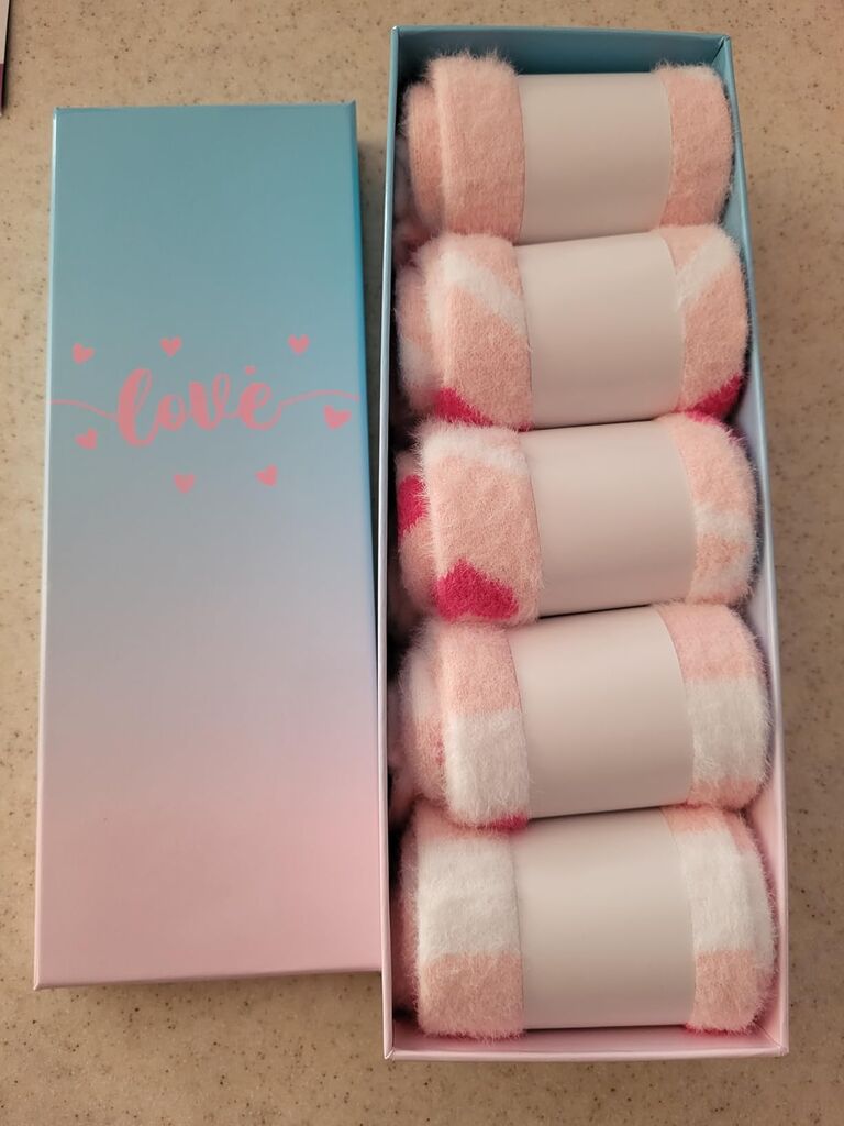 Valentines Day Gifts for Her Fuzzy Socks Gifts for Women Mom Wife Girlfriend Galentines Day Christmas Birthday Customer Review Valentines Day Gifts for Her Fuzzy Socks Gifts for Women Mom Wife Girlfriend Galentines Day Christmas Birthday - Customer Photo 2