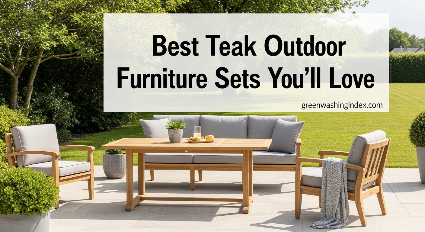 Best Teak Outdoor Furniture Sets