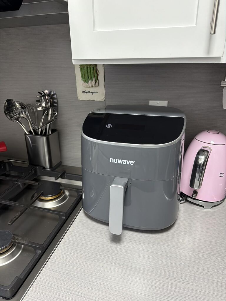 Nuwave Brio Plus 8 Qt Air Fryer, PFAS Free, Digital Touch Screen, 50-400F, 5 Cook Functions, 100 Presets & 50 Memory customer photo 1