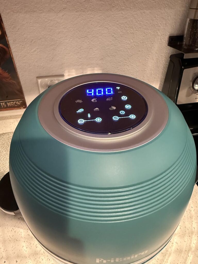 Non Toxic Air Fryer Pro | 9-in-1 Glass Air Fryer | Self-Cleaning | 5 Quart | Rotisserie and Tumbler customer photo 1