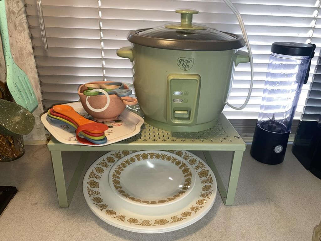 GreenLife Rice Cooker with Removable PFAS-Free Ceramic Nonstick Pot, 3-Cups Uncooked/6-Cups Cooked, Grains & Oatmeal Multicooker, Compact One-Switch Design, Auto Keep Warm, Easy Clean, Cream customer photo 1