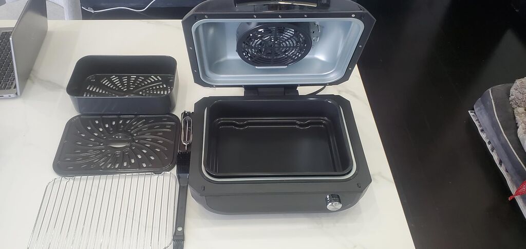 Candy Indoor Grill & Air Fryer with Ceramic Accessories, 500F Max, 7-IN-1, 5.2 QT customer photo 2