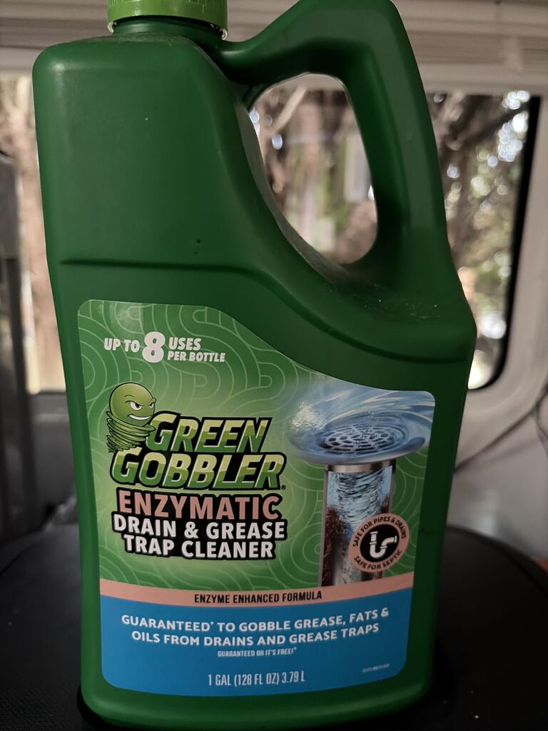 Green Gobbler Enzyme Drain Cleaner | Controls Foul Odors & Breaks Down Grease, Paper, Fat & Oil in Sewer Lines, Septic Tanks & Grease Traps | 1 Gallon customer photo 1