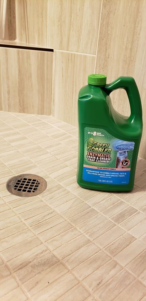 Green Gobbler Enzyme Drain Cleaner | Controls Foul Odors & Breaks Down Grease, Paper, Fat & Oil in Sewer Lines, Septic Tanks & Grease Traps | 1 Gallon customer photo 2