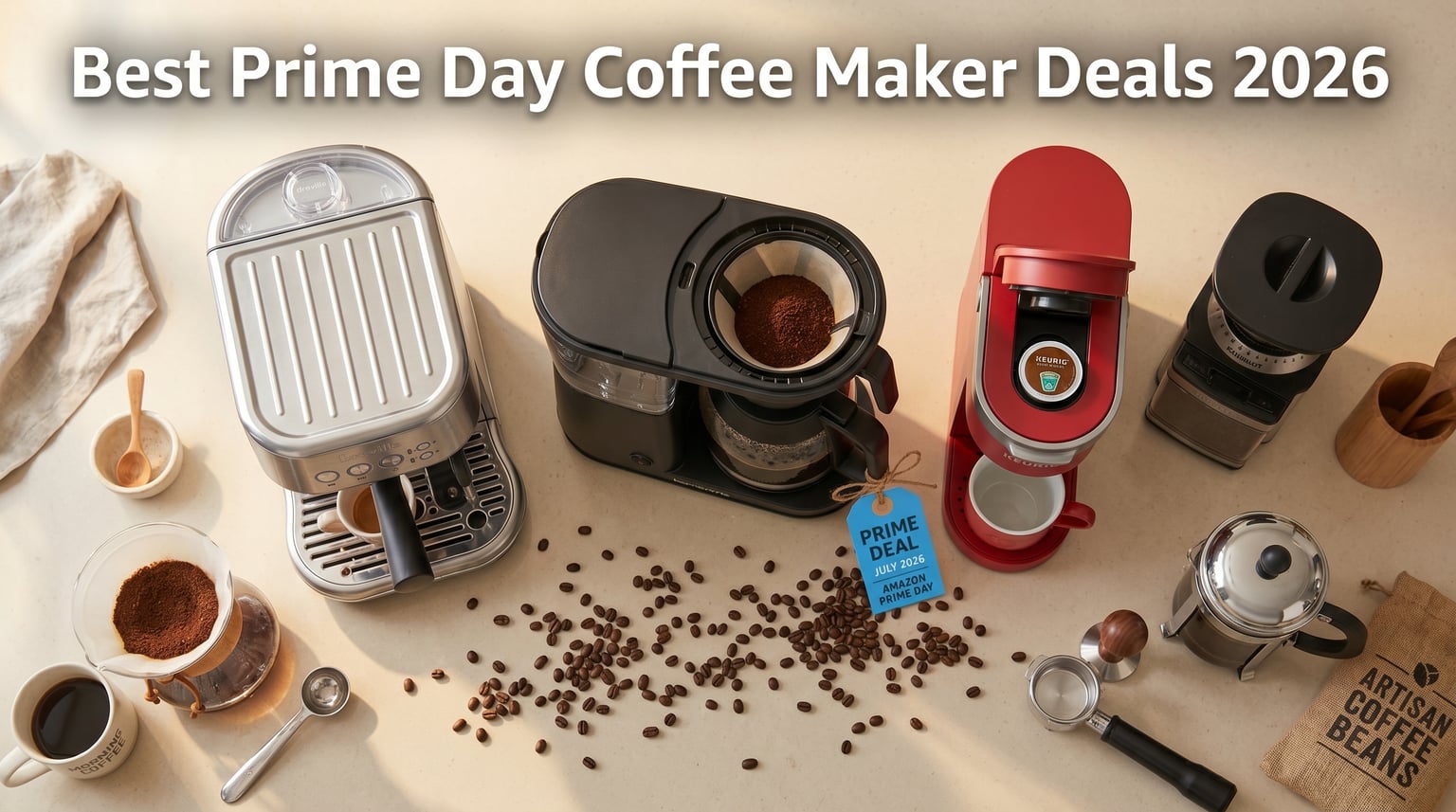 [LOWEST PRICE] Best Amazon Prime Day Coffee Maker Deals 2026