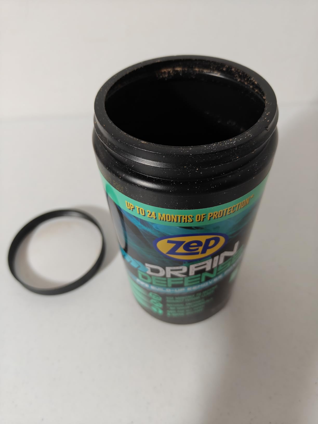 Zep Drain Defense Enzymatic Drain Cleaner Powder - 18 Ounces - ZDC16 - Safe for Pipes and Septic Systems customer photo 2