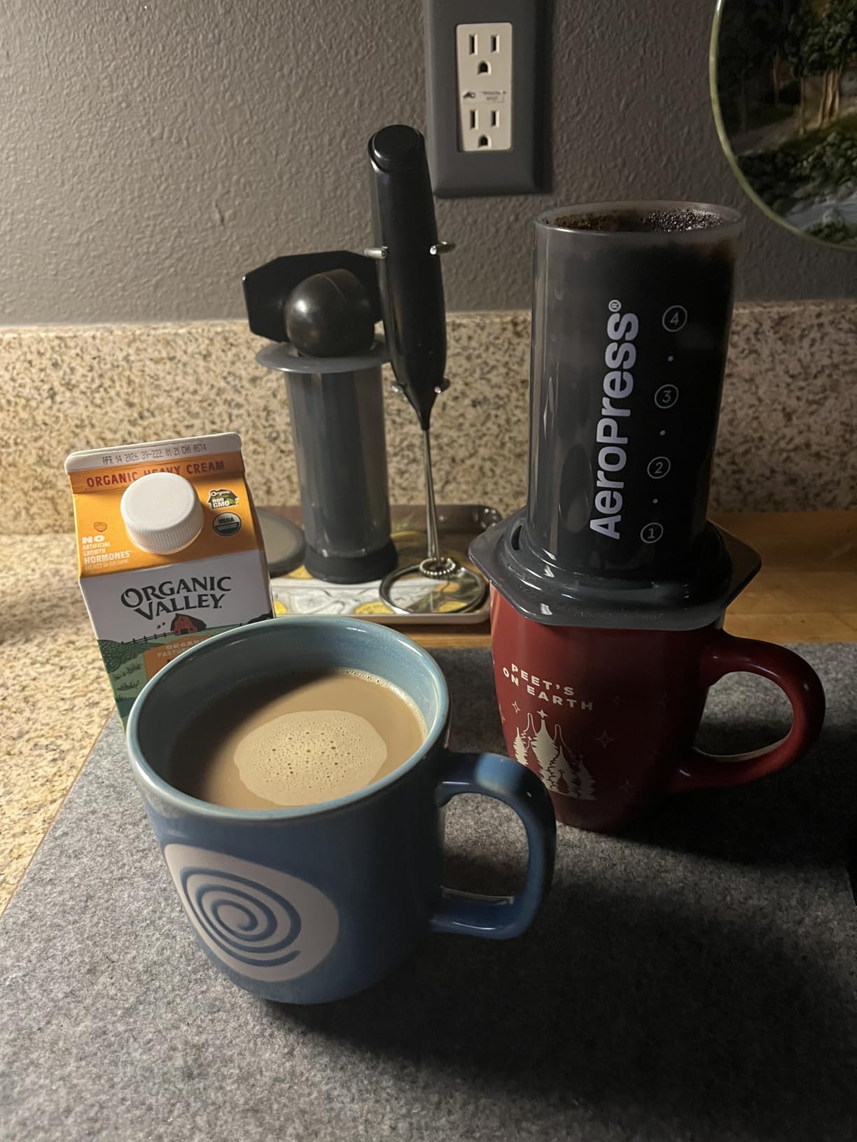 AeroPress Original Coffee Press, French Press, Pour-Over & Espresso Style | All-in-One Manual Coffee Maker, 2-Minute Brew, Portable, Travel & Camping customer photo 2