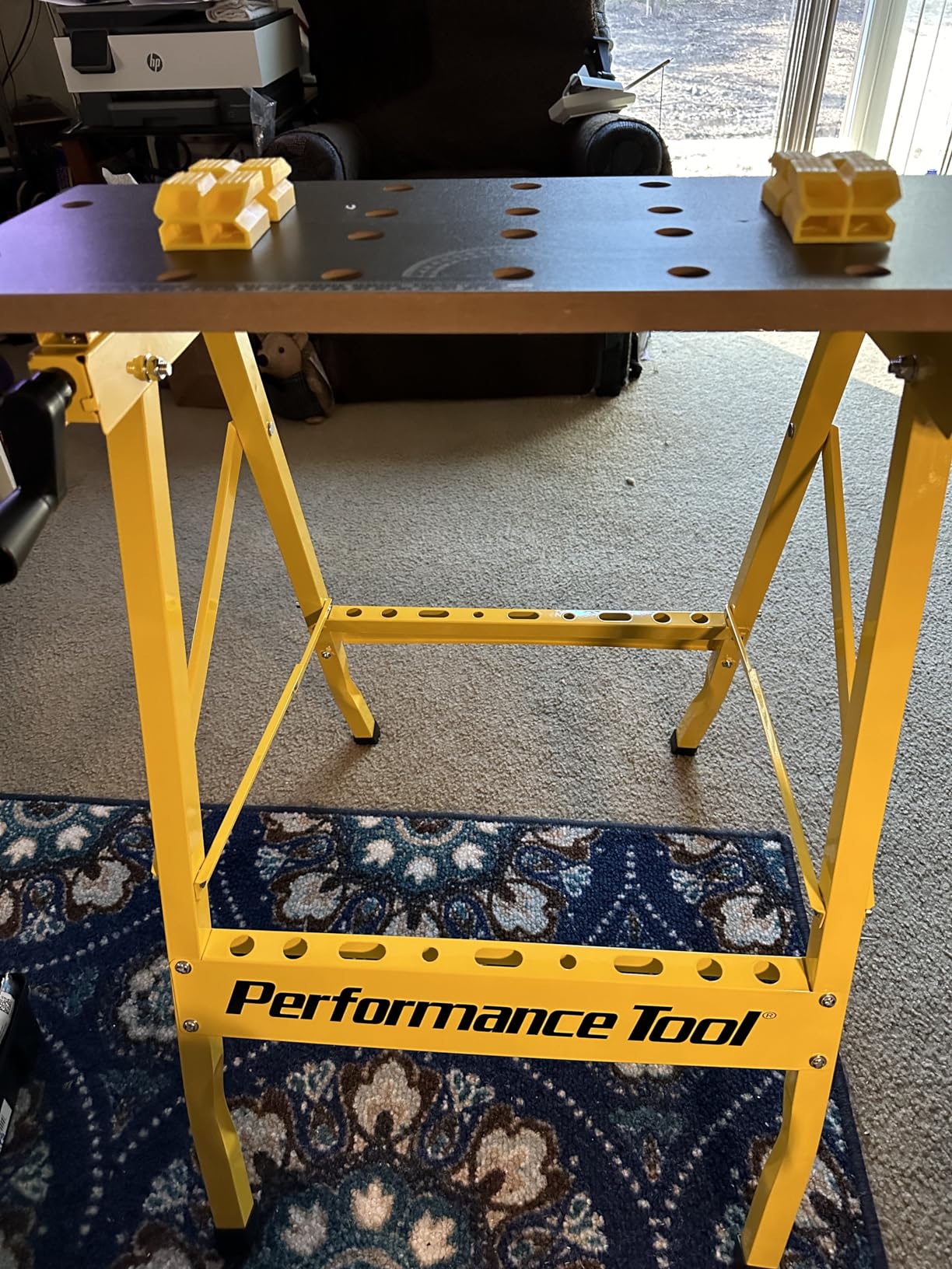 Performance Tool W54025 Portable Folding Workbench and Vise | 200 lb capacity folding work table customer photo 1