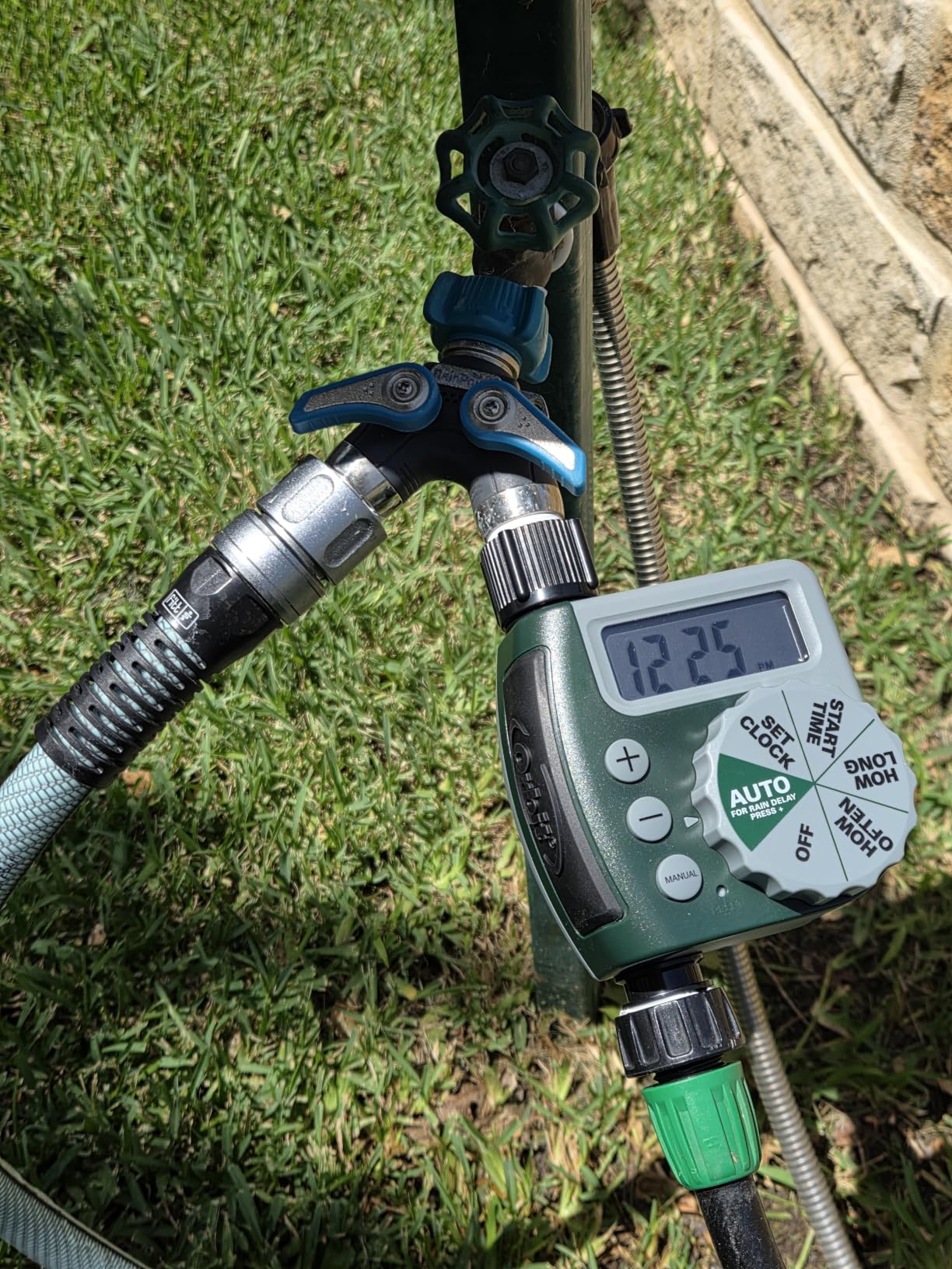 Orbit Programmable Digital Hose Watering Timer - 1 Outlet - Battery Powered - with LCD Screen - Built-in Rain Delay - Water-Resistant - 62061 customer photo 2