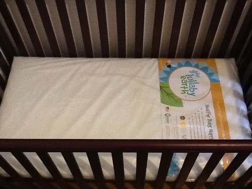 Lullaby Earth Non-Toxic Crib Mattress - Waterproof - Fits Standard Baby and Toddler Bed, White customer photo 1