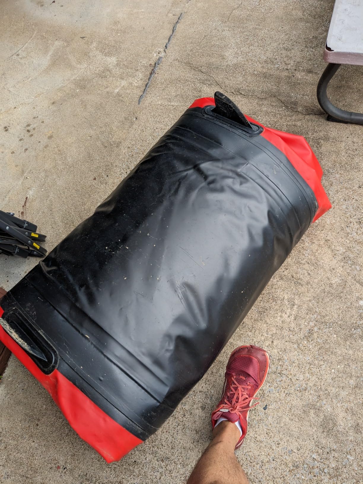 BRIS 14.1 FT Inflatable Kayak Fishing Tender Inflatable Pontoon Boat with Air Floor customer photo 2