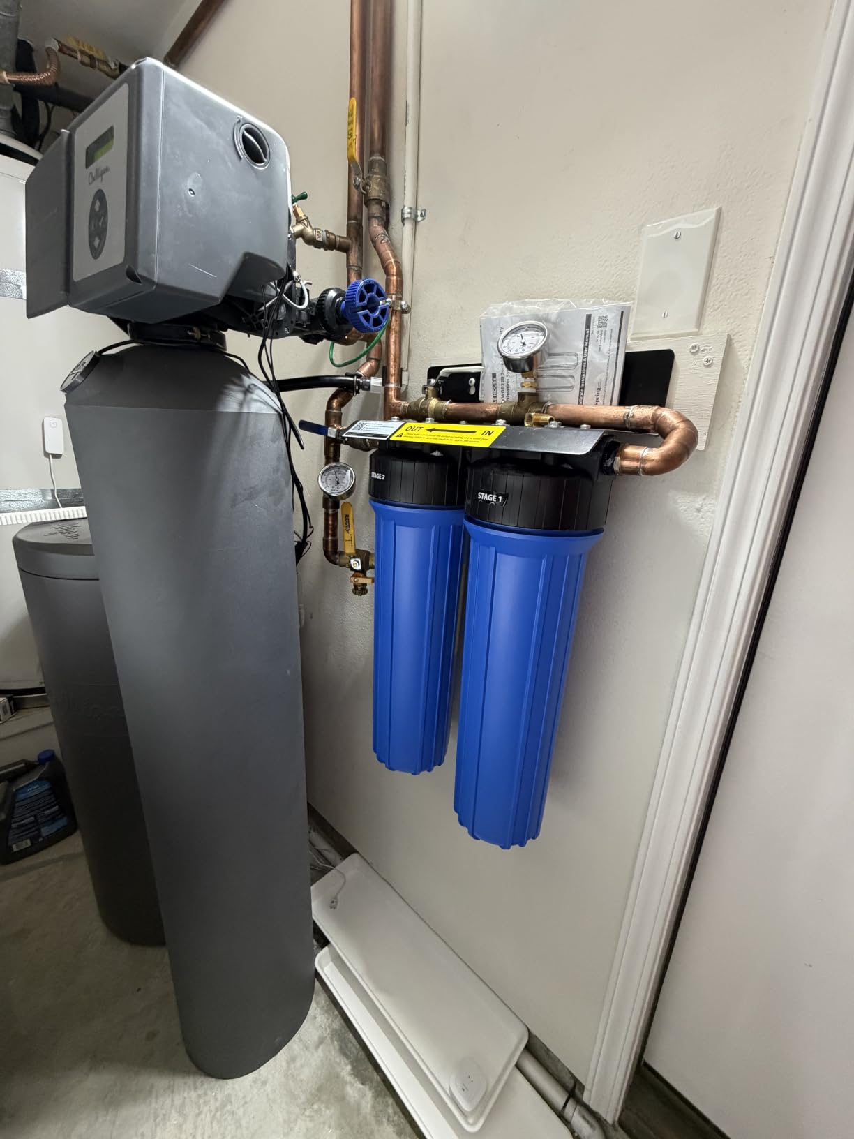 iSpring Iron, Manganese Whole House Water Filter System Also Eliminates Chlorine, Taste, and Odor, 2-Stage Commercial-Grade 20