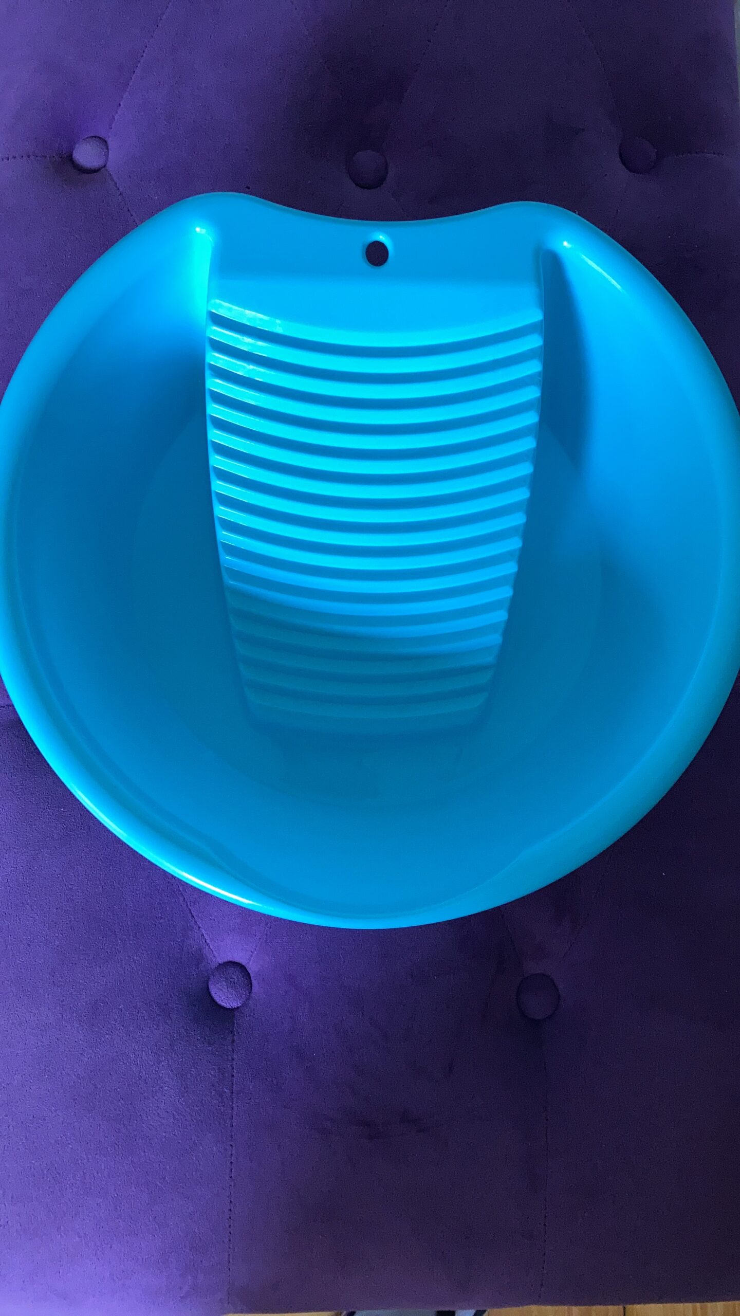 Blue Washboard Basin for Hand Washing Clothes and Small Delicate Articles customer photo 2
