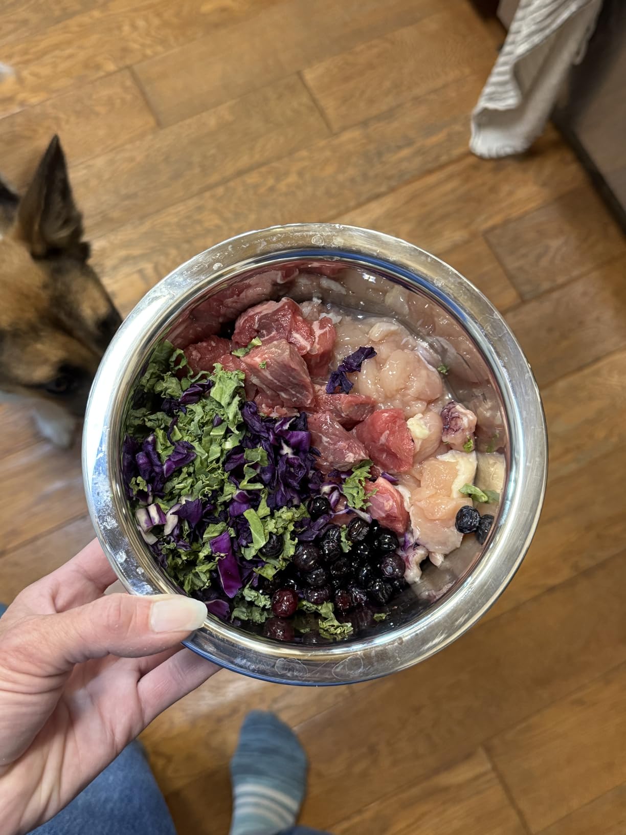 Deep Stainless Steel Anti-Slip Dog Bowls - 2-Pack, 3 Cups customer photo 2