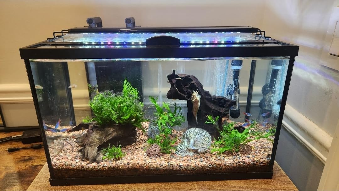 AQUANEAT LED Aquarium Light Full Spectrum 17 Inch Light Body with Extendable Brackets for 18 Inch to 24 Inch Fish Tank Light Fresh Water customer photo 2