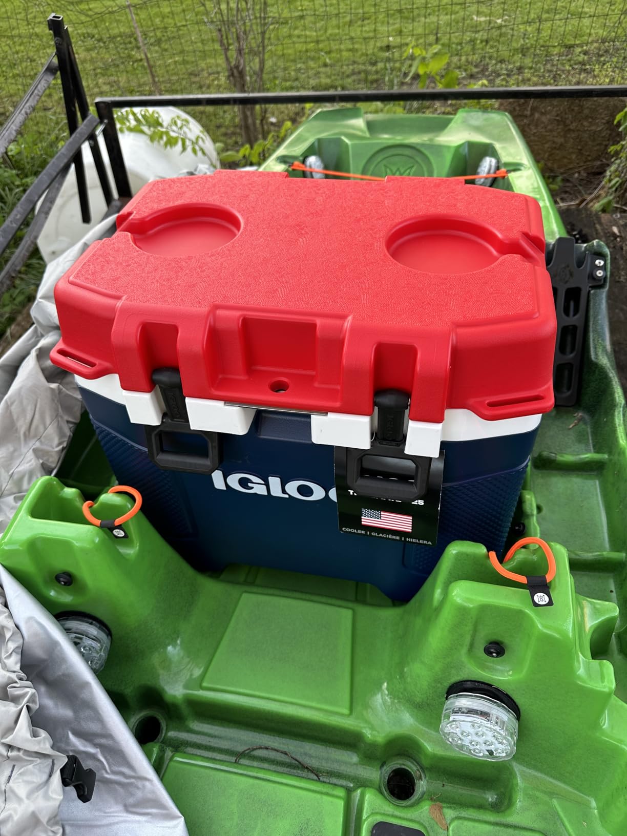 Perception Kayaks Outlaw 11.5 Sit on Top Fishing Kayak with Fold Away Lawn Chair Seat, 4 Rod Holders, Integrated Tackle Trays customer photo 1