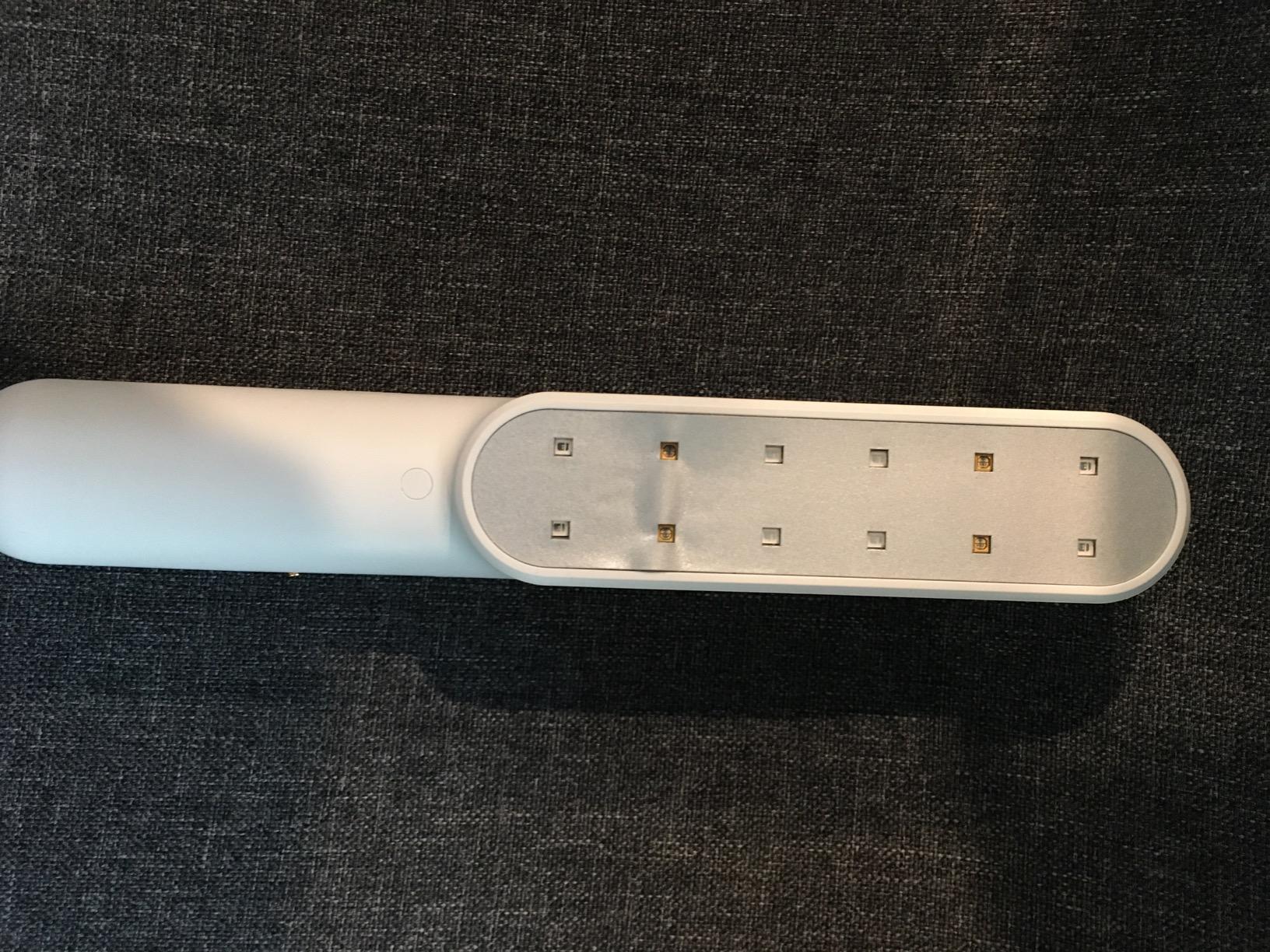 UV Light Sanitizer & Ultraviolet Disinfection Device (Portable UV-C Cleaner for Home, Car, Bathroom | Foldable UVC Disinfection Bulb | Kill 99% of Germs, Bacteria, Viruses | USA) customer photo 2