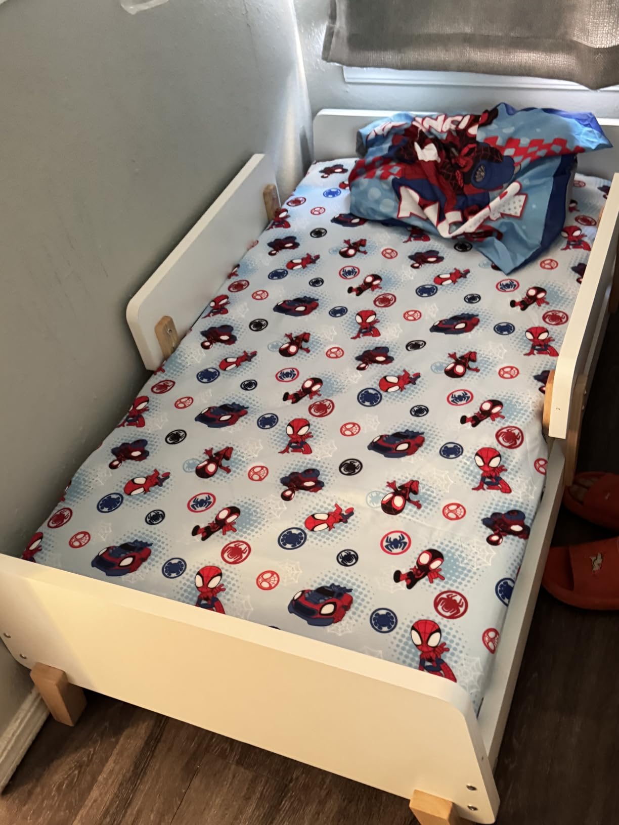 Serta Perfect Slumber Dual Sided Crib and Toddler Mattress - Waterproof - Hypoallergenic - Premium Sustainably Sourced Fiber Core - GREENGUARD Gold Certified (Non-Toxic) - 7 Year Warranty - Made in USA customer photo 1