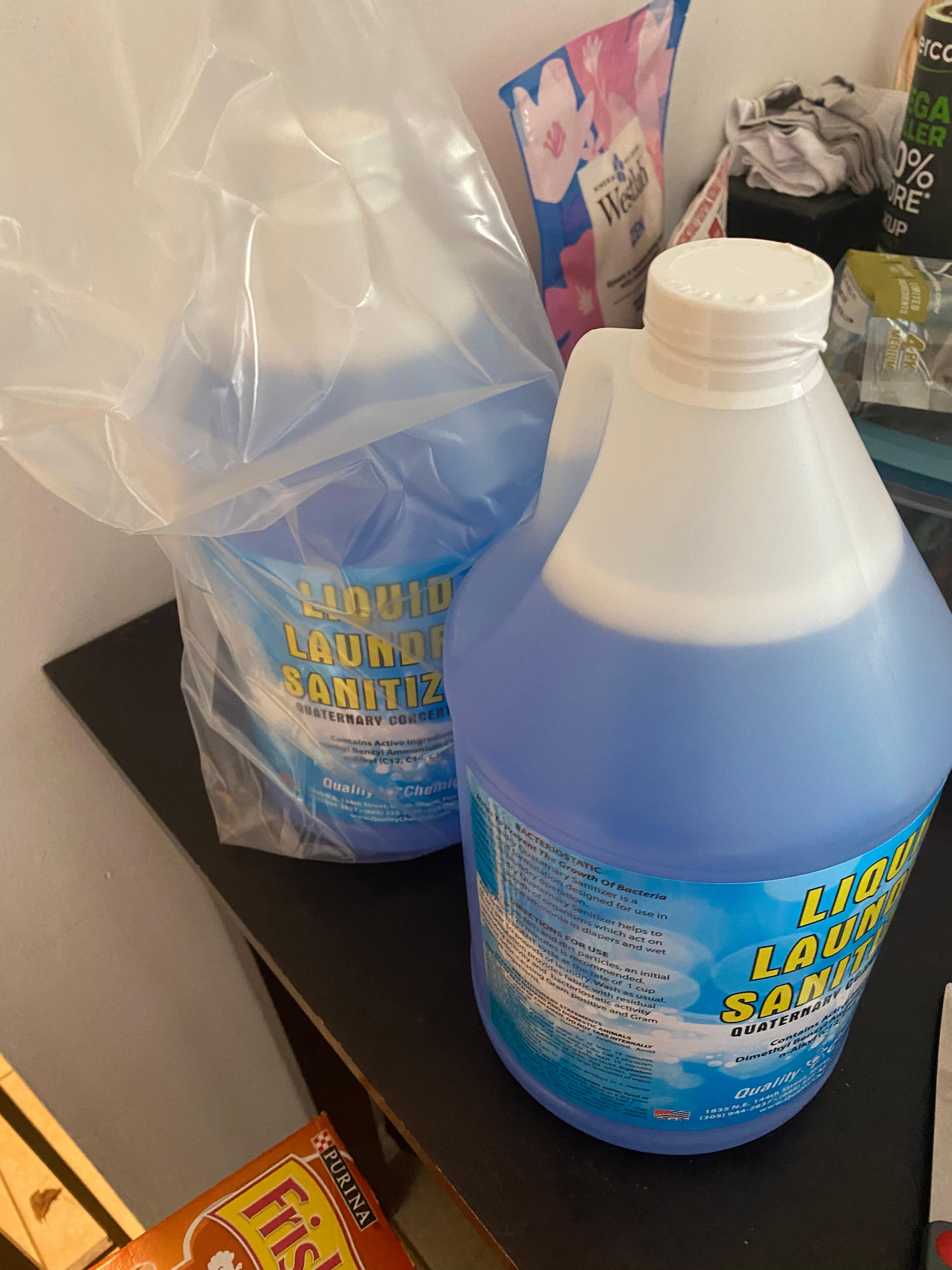 Laundry Sani-Clean/for Commercial or Household use/Made in USA/Quality Chemical / 1 Gallon (128 oz.) customer photo 1